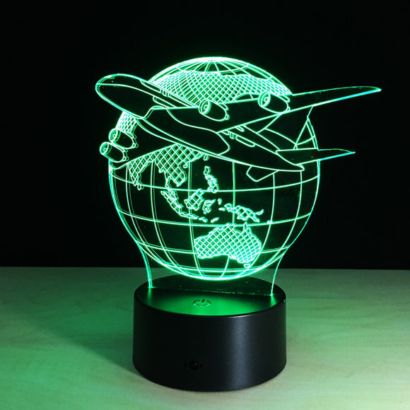 World Earth Globe Lamp