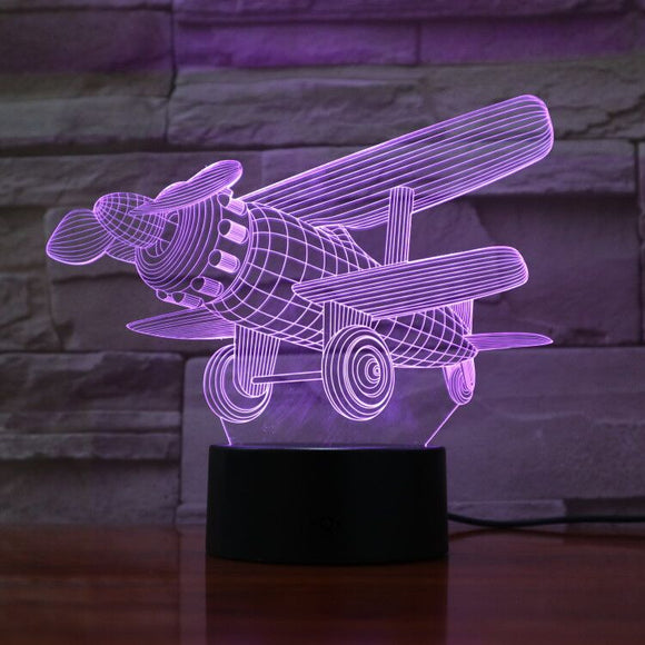 Plane 3D Lamp