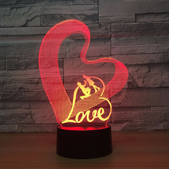 Love Heart Romantic Lamp