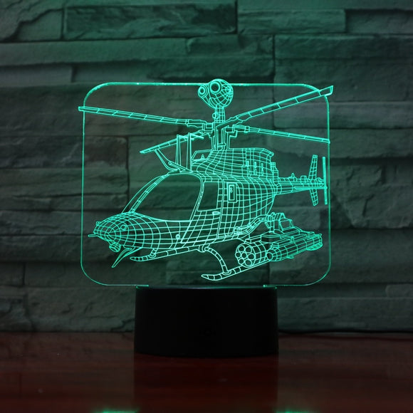 Helicopter Airplane Lamp
