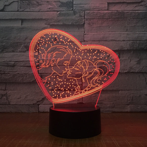 Sweet Lover Heart Lamp